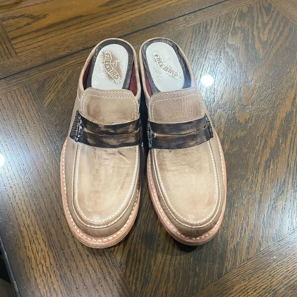 FreeBird Mona Lisa Mules Loafers slip ons
